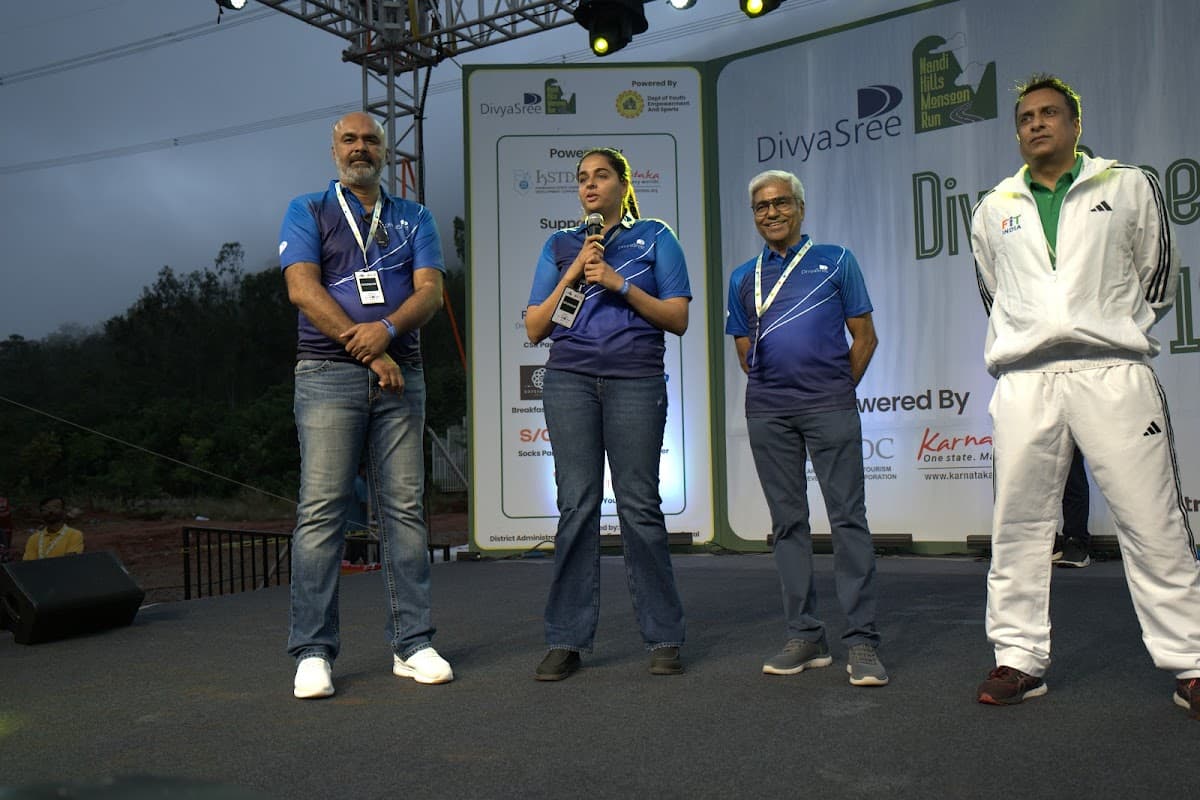 Opening ceremony on stage