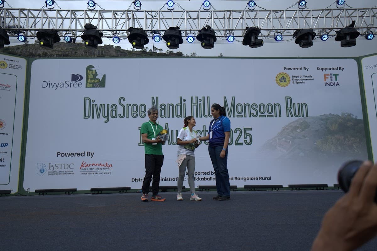 Stage presentation and award ceremony