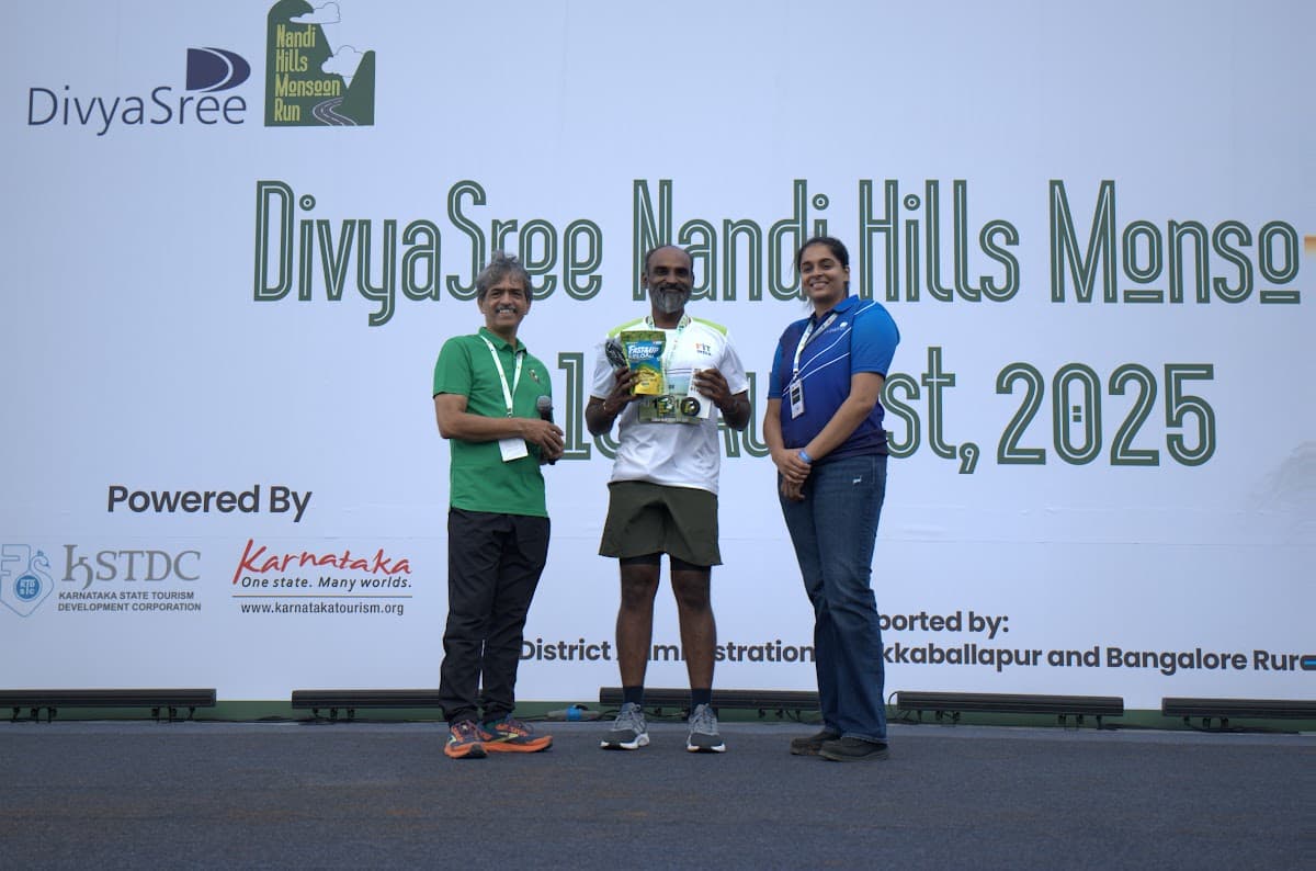 Individual winner award ceremony